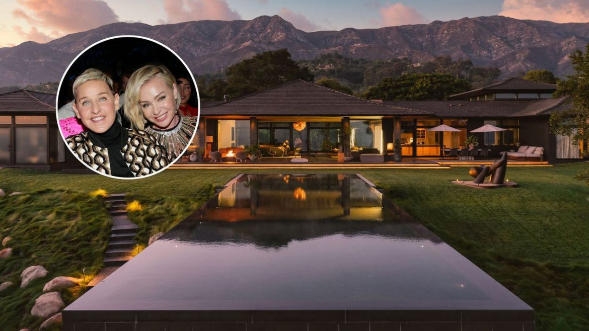 Эллен Дедженерес продала дом в Калифорнии за 33,3 миллиона долларов