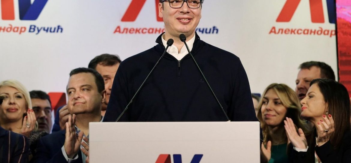 Вучич победил в первом туре