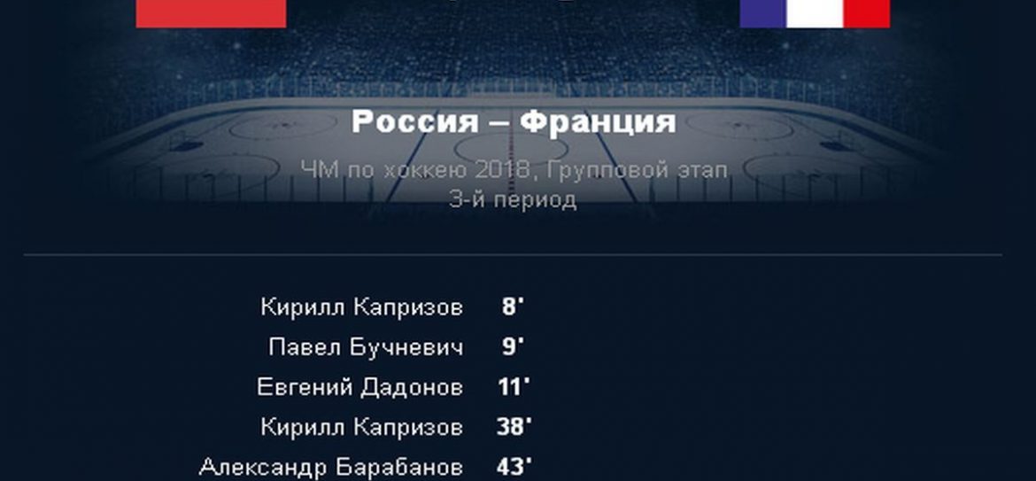Россия «порвала» Францию – 7:0