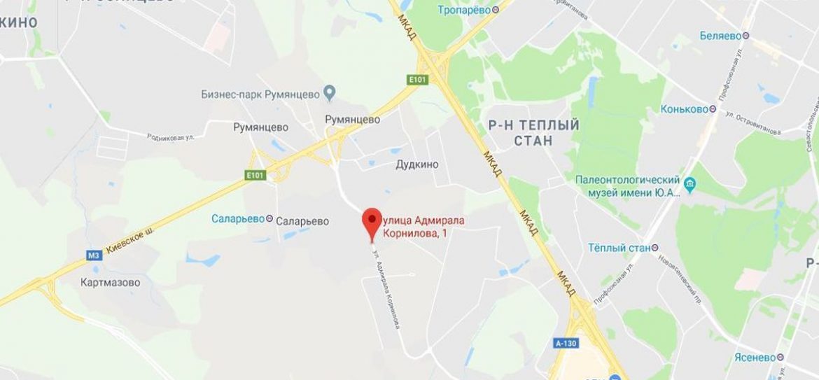 Пожар на площади в 100 квадратных метров произошел в металлическом строении в поселке Мосрентген в Новой Москве