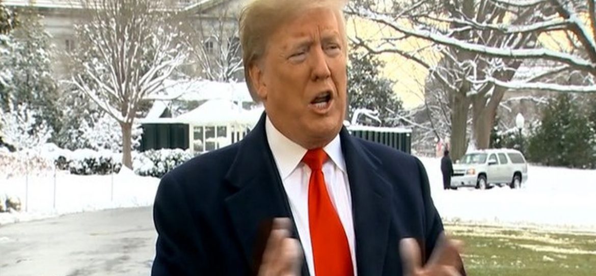 Трамп: «США страдают от невероятного количества снега и морозов»