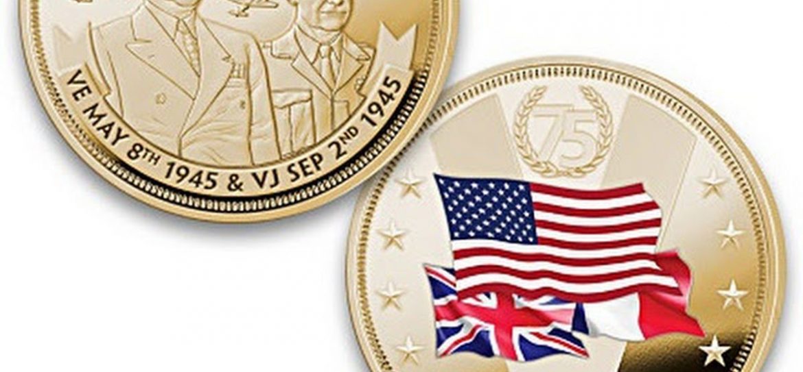 Bradford Exchange выпустила юбилейную монету с союзниками к 75-летию с момента окончания Второй мировой войны, на которой отсутствует СССР