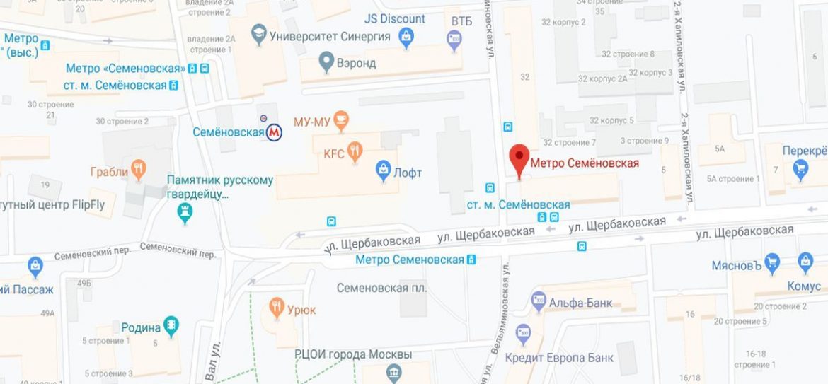 Недвижимость на «Семеновской» прибавила в цене +0,32%