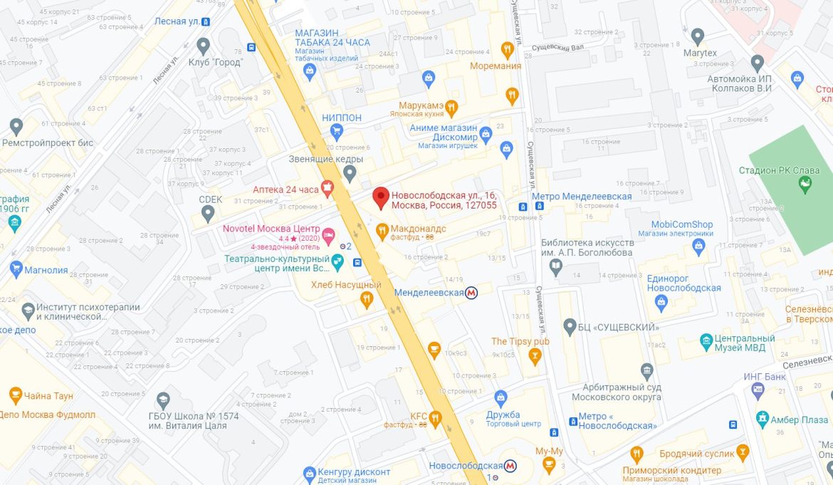 Компания iConText арендовала более 1,9 тыс. кв. м. в БЦ Новослободская 16