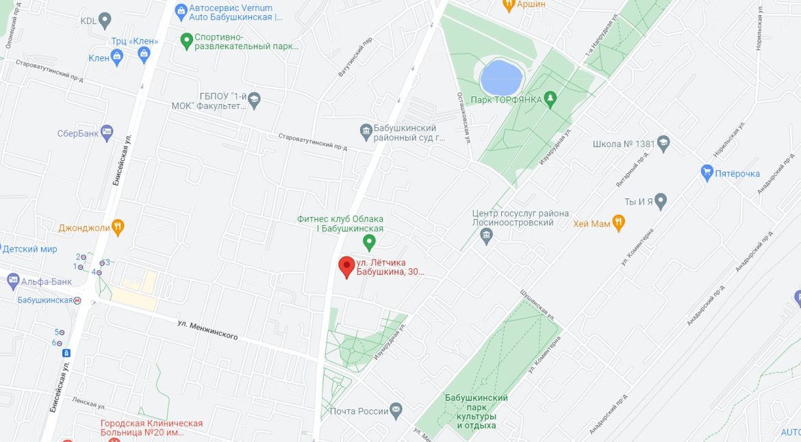 В Москве построят бизнес-центр Летчика Бабушкина 30 площадью 4 тыс. кв. м.